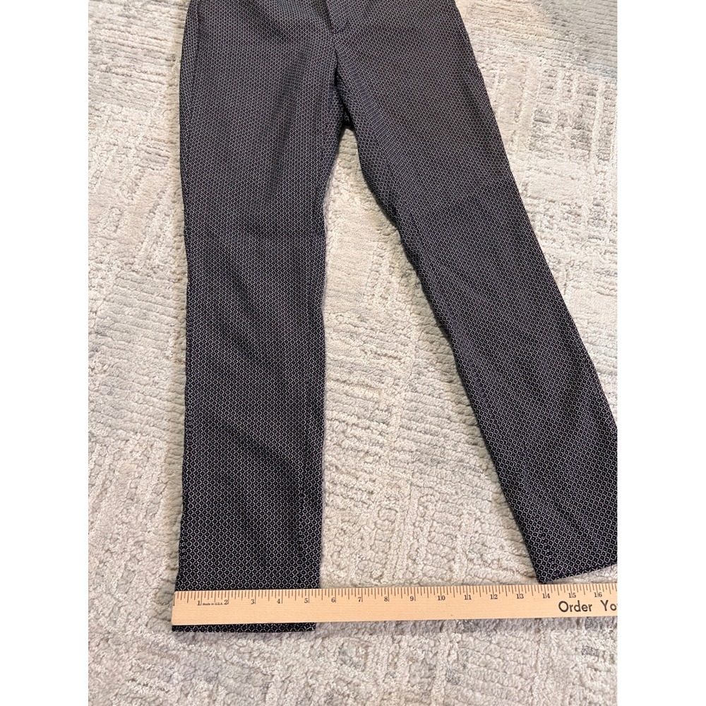 Banana Republic Sloan Fit Geometric Print Career Work Pants Size 2 - Picture 7 of 14
